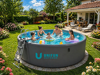 Bain de glace gonflable en PVC Drop Stitch pour extérieur, sur mesure, vente en gros, piscine de plongeon froid, spa de thérapie hors sol