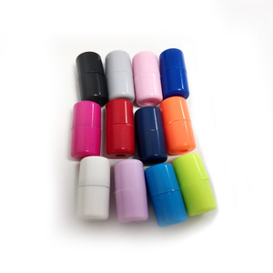 Hebillas de Plástico para Cordones de Zapatos, 3mm de Diámetro, Forma de Cápsula, Sin Lazos, Coloridas - Product Image 4