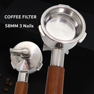 Portafiltro de Café de 58 mm con Boquilla Simple/Doble, Acero Inoxidable 304, Capacidad de 18 g, para Espresso Hibrew H13 H10A Barsetto - Product Image 1