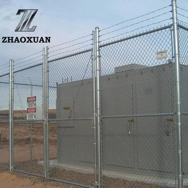 New Galvanized Metal Fence Panels Chain Link Fence Hot Sale