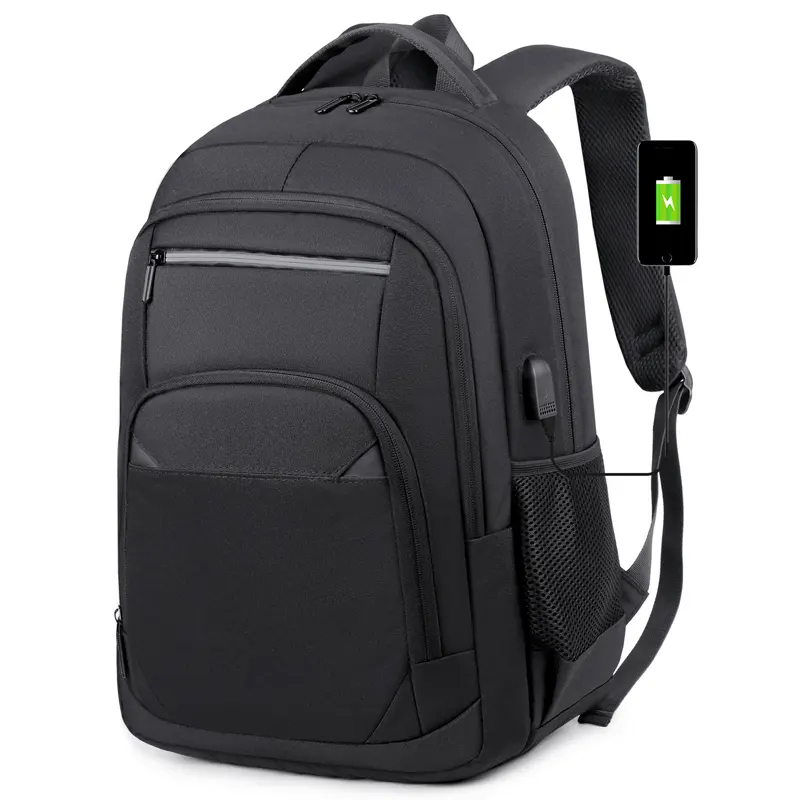 USB seyahat ile su geçirmez sırt çantası iş okul dizüstü sırt çantası erkekler kadınlar için yüksek kaliteli bilgisayar sırt çantası