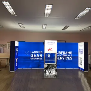3x6m 10x20ft Portable Exhibition Booth Trade Show Display Stand With Aluminium Frame