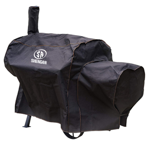 Housse ronde <span class=keywords><strong>de</strong></span> <span class=keywords><strong>protection</strong></span> contre la poussière pour barbecue, imperméable et résistante, pour barbecue, pour fumeurs, pour l'extérieur - Product Image 1