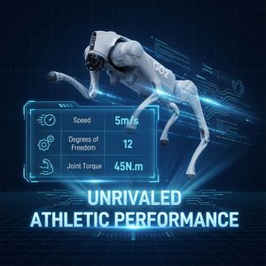 Unitree Go2EDU Robot Dog ROS2 <b>Open</b> SDK Bionic Quadruped Robot with 4D LiDAR & 100 TOPS Computing Power for AI Algorithm Research - Product Image 2