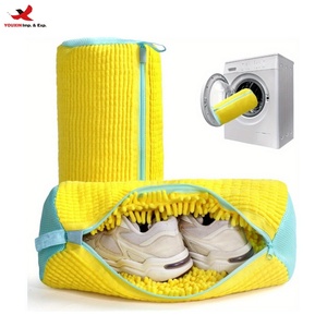 New Arrival Portable Polyester Sneaker Wash Machine Cleaning <b>Bag</b> Unisex Daily Durable <b>Laundry</b> Shoe <b>Bag</b> RTS Bulk Mixed Order - Product Image 1