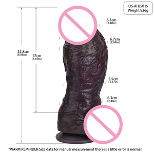 Pene Realista <span class=keywords><strong>con</strong></span> Fuerte Ventosa, Testículos y <span class=keywords><strong>Venas</strong></span> para Juego Anal, Experiencia para Mujeres, Juguete Sexual para Adultos - Product Image 6