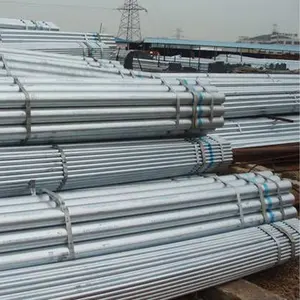 Hot-Dipped Zinc Coated Pipe 6m Galvanized Steel Pipe SCH 40 ASTM A53 GR-B GI Tube For Structural Applications