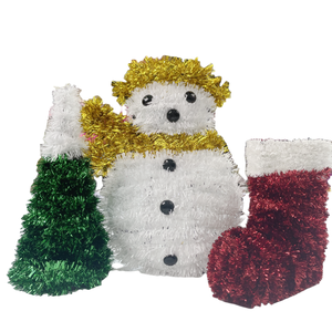 Dekorasi Natal Keluarga bertema manusia salju 3D - Product Image 6