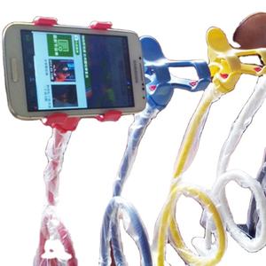 Support de téléphone portable universel à fixation de bureau avec <span class=keywords><strong>tube</strong></span> flexible en ABS, hauteur réglable, couleurs personnalisables pour une utilisation sur bureau - Product Image 2