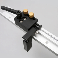 45 Type T-Track avec échelle T-tracks Slot Miter Track 300-800mm Alliage d'aluminium DIY Table Saw Workbench Outils de travail du bois