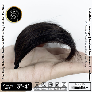 ต่อผมแท้ 100% แบบอินเดีย Remy Hair สำหรับผู้หญิง <span class=keywords><strong>ผม</strong></span>หนา <span class=keywords><strong>ผม</strong></span>ตรง เพิ่มวอลลุ่ม ติดง่าย ไม่ต้องใช้หมวก - Product Image 2