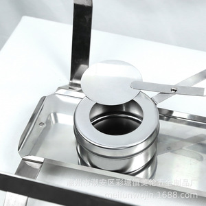 เตาแอลกอฮอล์สแตนเลสแบบพกพา ใช้เชื้อเพลิงแข็ง สำหรับตั้งแคมป์และกิจกรรมกลางแจ้ง รุ่น ML-239 - Product Image 1