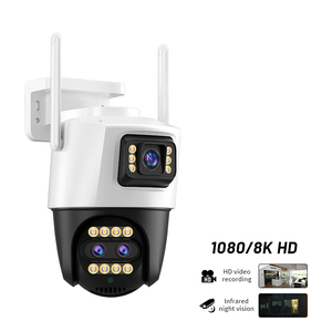 Sistema de Vigilancia IP con Visión Nocturna, Audio Bidireccional, Zoom 10x, Pantalla Dual y Tres Lentes, con Aplicación <span class=keywords><strong>ICSee</strong></span> - Product Image 3