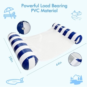 Matelas flottant gonflable 4-en-1 pour piscine, équipement de jeu aquatique pour adultes - Product Image 5