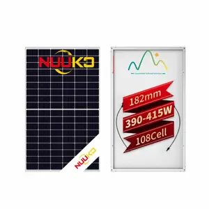 NKM-108 (cella da 182mm) 400-425 Watt pannelli solari 400w 405w 410w 415w 420w 425 w Mono mezzo taglio pannello solare che fa macchina