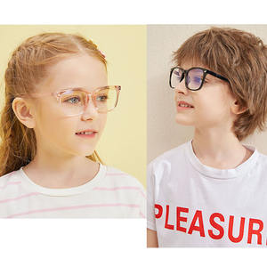 Gafas de moda Para niños, montura de gafas con bloqueo de luz azul, con funda, tr90 - Product Image 5
