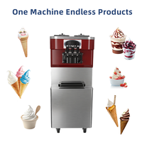 Meilleur prix – Machine à glace molle automatique sur pied en acier inoxydable avec pré-refroidissement, 2+1 saveurs