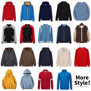 Manufacturing <strong>Clothes</strong> French Heavyweight 100% Cotton Hoodie Men's Clothing Outfits Custom Embroidery Puff Printing Hoodies - Product Image 2