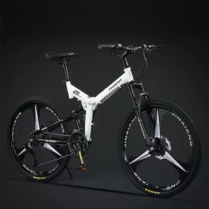 Vélo de montagne pliable à suspension souple de 26 pouces de haute qualité à prix de gros pour adultes et étudiants : idéal pour les aventures hors route - Product Image 2