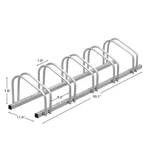 Outdoor 2 Tier Fiets Parking Fietsenrek Fietsenrek Fietsenstalling Opslag Fietsenrek Voor Parkeren