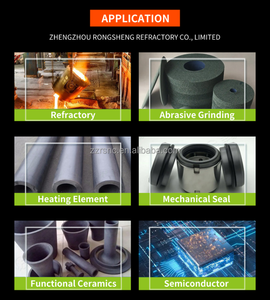 Micropoudre de carbure de silicium vert de haute pureté à 99 %, carbure de silicium vert ultrafin SiC pour l'électronique semi-conductrice - Product Image 6