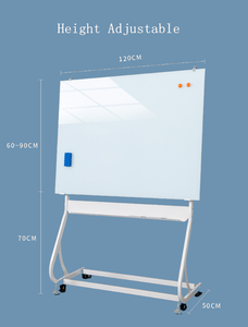 Nhà Máy bán hàng trực tiếp của bảng trắng Tempered Glass Magnetic bảng trắng trong trắng cho văn phòng giá cả thuận lợi - Product Image 3