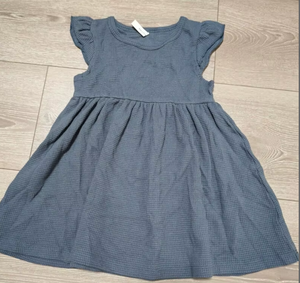 Vestito per Neonati in Cotone 100% con Motivi a Righe e Floreali - Product Image 3