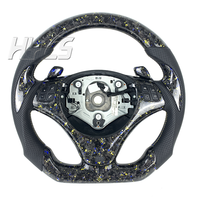 Volant de direction en fibre de carbone forgée pour l'intérieur de la voiture BMW E60 E61 E62 E63 E64 E88 E90 E92 E91 E93
