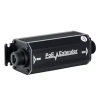 Boîtier extérieur en aluminium étanche IP66 PoE Gigabit 30W 1 entrée/1 sortie avec transmission Gigabit 10/100/1000M Full-Duplex sur 100m