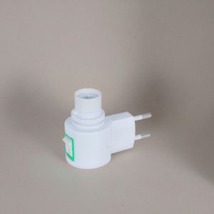 083B CE Approved Switch Night <strong>Light</strong> E12 Vertical <strong>Socket</strong> Electrical Plug Lamp Holder European 7W or 15W 220V 240V - Product Image 1