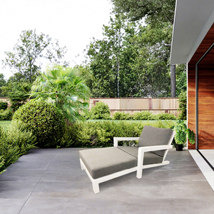 ชุดโซฟาอลูมิเนียมกันน้ำด้านข้างสระว่ายน้ำกลางแจ้งเฟอร์นิเจอร์สวนแบบหรูหรา - Product Image 1