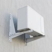 Support de montage pour compresseur de climatiseur split 1-3P 5P, taille 420*420mm, support de climatiseur haute résistance pour fenêtre