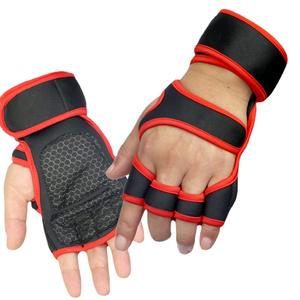 Guantes de levantamiento de pesas unisex de goma nuevos al por mayor para ciclismo, fitness y culturismo - Protector de palma - Product Image 2
