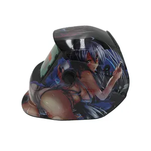 새로운 DesignFashion 섹시한 소녀 공장 가격 자동 어둡게 pp 사용자 정의 용접 헬멧 도매