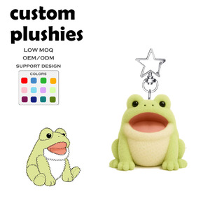 Gantungan Kunci Boneka Hewan Lucu Realistis Grosir, Boneka Kartun Custom, Gantungan Kunci Zebra Mini Desain Unik - Product Image 4