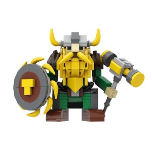 Goldmoc barf ตุ๊กตา<span class=keywords><strong>กล้วย</strong></span>แคระโมเดลชุดตัวต่อของเล่นบล็อค - Product Image 2