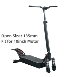 Pièce de rechange pour trottinette électrique pliable en alliage d'aluminium, installation facile, structure de cadre de 10 pouces, taille ouverte 135 mm, pour DIY - Product Image 6
