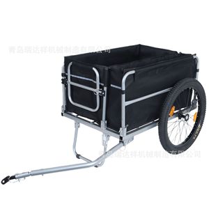 Remolque de Bicicleta Plegable Ruidaxiang, 76x58x91cm, Marco Metálico, Capacidad de Carga de 100kg, con Sistema de Tracción de Seguridad - Product Image 4