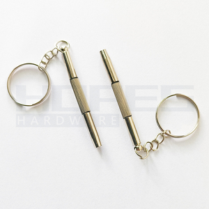 3 in 1 Mini <strong>Precision</strong> <strong>Screwdriver</strong> with Slot Phillips Hex Socket Bits Key Chain for Glasses Jeweler Repair Hand Tools - Product Image 5
