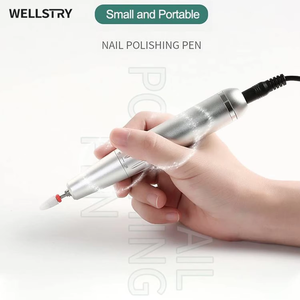 WELLSTRY <span class=keywords><strong>Manucure</strong></span> Nail Tools <span class=keywords><strong>Lime</strong></span> <span class=keywords><strong>Electrique</strong></span> Ongle 30000RPM Pulidora Unas Perceuse à ongles électrique portable - Product Image 5