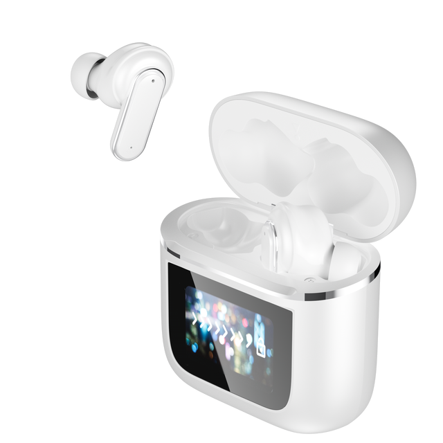 ANC Active Noise Cancellation LCD Touch Screen Display TWS Earbuds