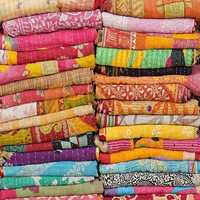 Selimut Kantha Vintage Buatan Tangan Terlaris, Ringan, Bolak-Balik, Desain Patchwork, Dapat Dicuci, Gaya Sederhana untuk Penggunaan Hotel dan Rumah