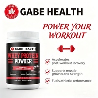 Poudre de protéines de lactosérum Gabe Health pour hommes et femmes, complément de fitness pour la salle de sport, vente en gros, OEM, ODM, goût chocolat, protéines de haute qualité