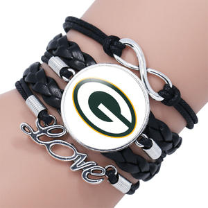 Bracelets NFL en cuir PU personnalisés avec logo privé, design sur mesure, 32 équipes de football américaines, vente en gros - Product Image 3