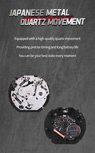 Reloj Inteligente de Cuarzo para Hombre Oulm 3880 Negro, Marca de Primera Calidad, Precio al por Mayor, Correa de Cuero, Brújula, Reloj de Pulsera Casual y Moderno - Product Image 6