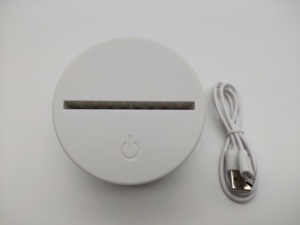 <span class=keywords><strong>3d</strong></span> luz Led de mesa de acrílico de Base de lámpara - Product Image 2