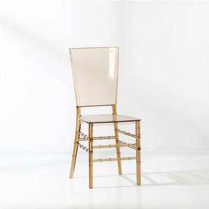New Arrival Clear Chairs Wholesale Crystal <strong>Resin</strong> Plastic Event Wedding Chair and <strong>Table</strong> - Product Image 4