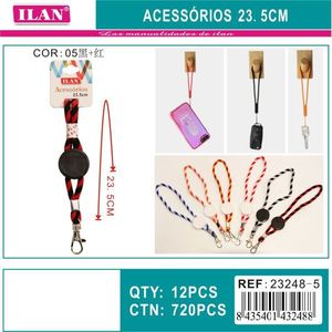 Accessori Ilan Cordino da 23,5 cm con Clip per Telefono e Portachiavi - Product Image 1