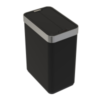 Poubelle domestique de 13 gallons en acier inoxydable à double ouverture Poubelle électronique intelligente pliable à capteur automatique pour la cuisine