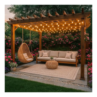Pergola motorisée en aluminium à lames orientables CBMmart, livraison rapide pour une utilisation confortable en terrasse extérieure
